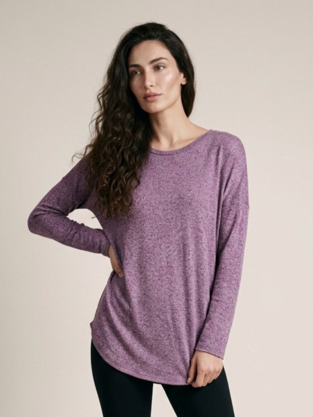 RUE 21 | Purple Cross Back Top Sz M